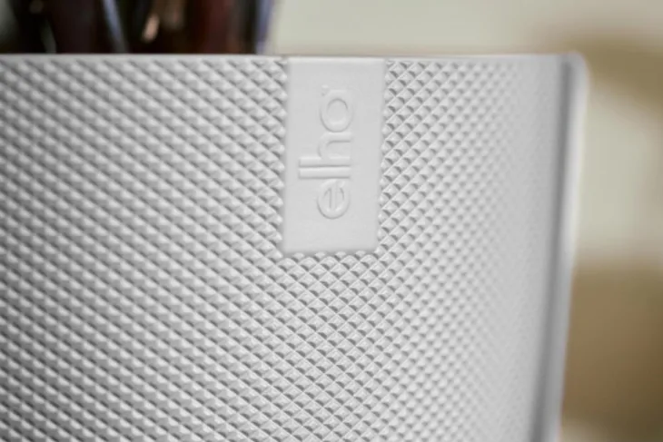 Cache-pot coloris blanc Jazz Elho - Ø 19 cm