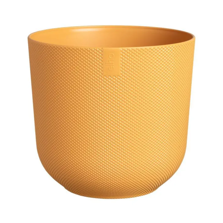 Cache-pot coloris jaune Jazz Elho - Ø 19 cm