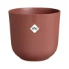 Cache-pot coloris rouge Jazz Elho - Ø 26 cm