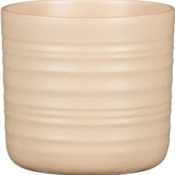 Cache-pot en céramique beige Scheurich 850 Dry reed - Ø 20 cm