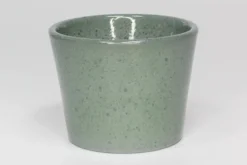 Cache-pot en céramique coloris vert glacé Fresh – Ø 26 x H 20,5 cm