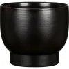 Cache-pot en céramique noir Scheurich 930 Ebano - Ø 11 cm