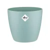 Cache-pot en plastique coloris vert menthe Elho Brussels M16 - Ø 16 cm