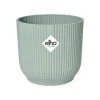 Cache-pot en plastique recyclé vert sorbet Elho Vibes fold rond mini - Ø 11 cm