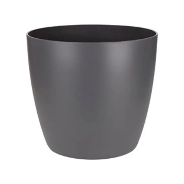 Cache-pot en polypropylène Elho Brussels rond anthracite - Ø 30 cm