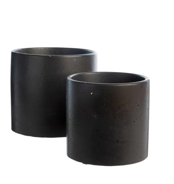 Cache-pot recyclé sable de fonderie Mon pot français - Ø 14 x 12,5 cm