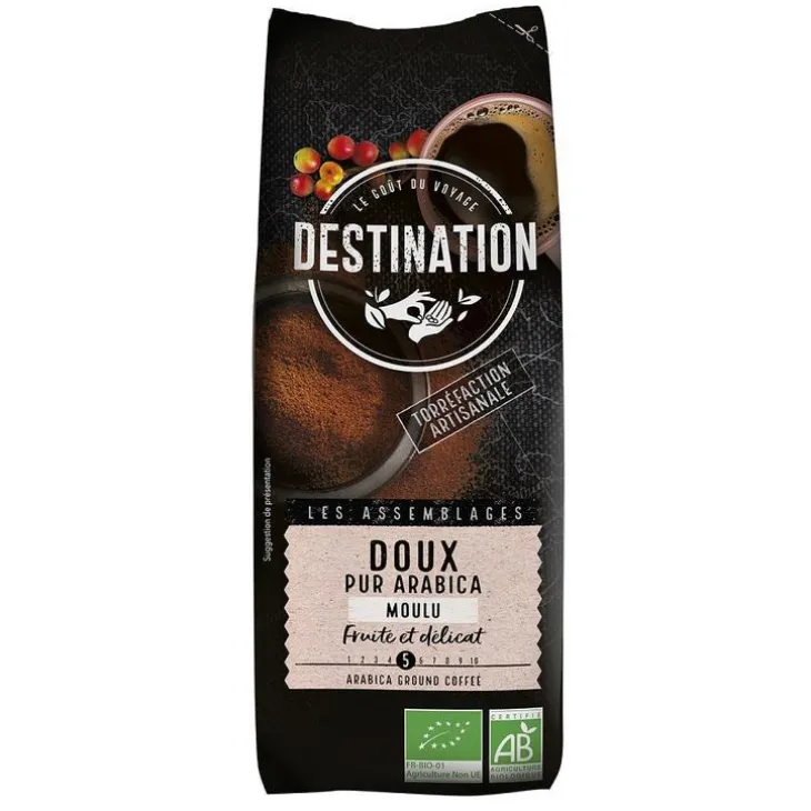 Café doux pur arabica moulu 250g