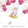 Carte simple rose Pictura Lily’s Garden