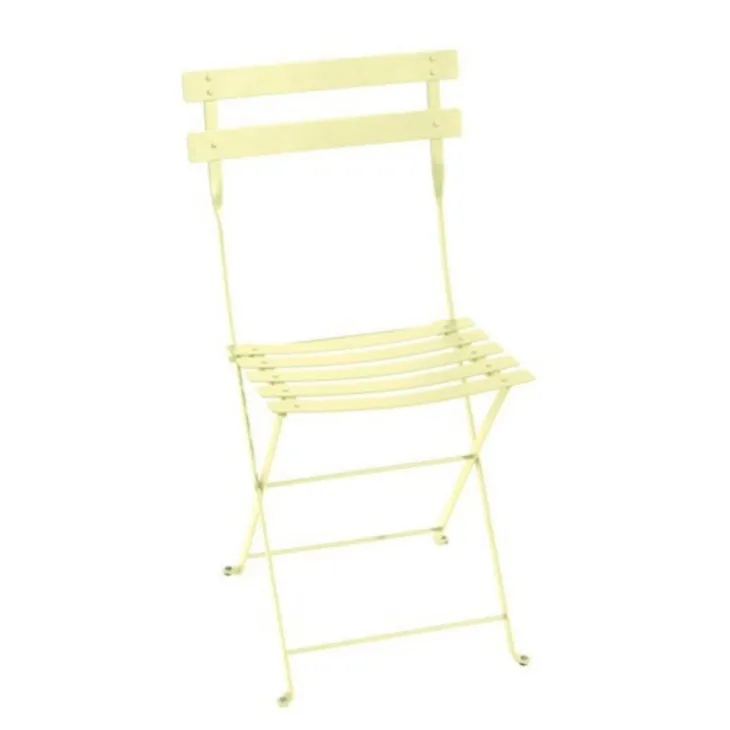 Chaise pliante Bistro jaune citron 38 x 40 x 82 cm
