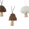 Champignon à suspendre en polyester - Ø 7 x H 8,5 cm