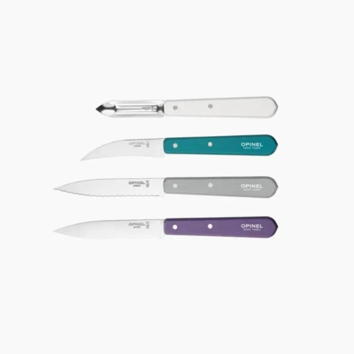 Coffret de 4 couteaux de cuisine coloris multicolore Opinel - 215 x 130 x 28 mm