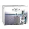Coffret lampe essentielle carrée avec 2 recharges de 250 ml