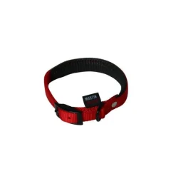Collier chien 55cm rouge confort 25mm