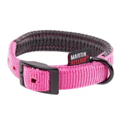 Collier droit Confort pour chien coloris rose - 2,5x65 cm