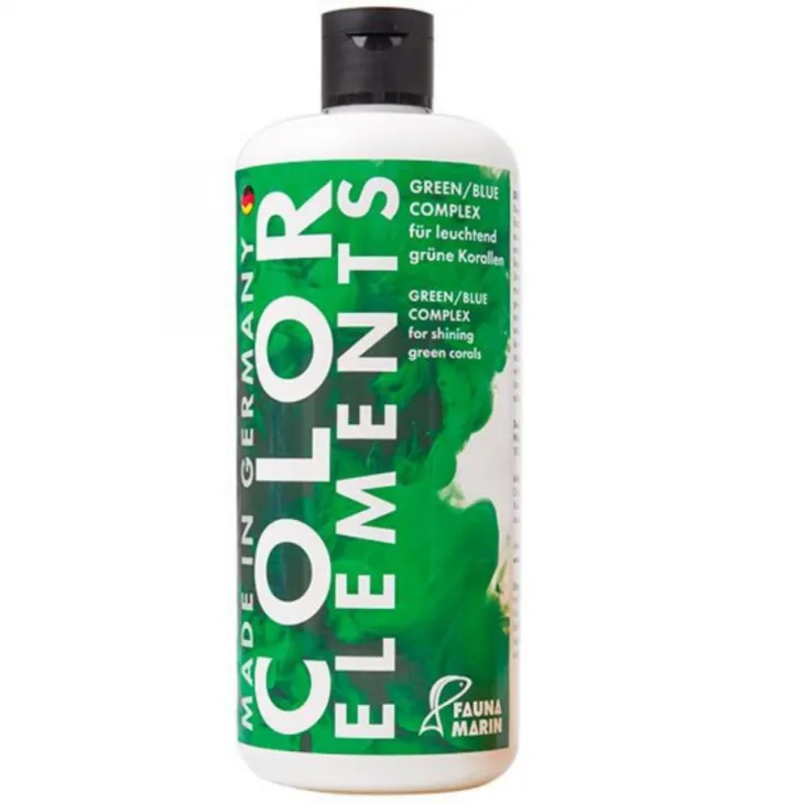 Complexe coloration verte et bleue, FAUNA MARIN, Elements Green Blue - 500ml