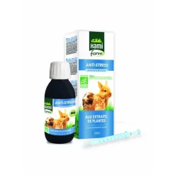 Complément alimentaire anti stress bio pour rongeurs de 120 ml