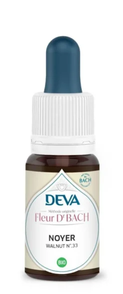Complément alimentaire fleur de Bach noyer bio Deva - 15 ml