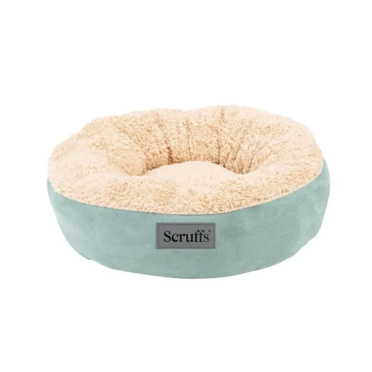 Corbeille pour chat coloris vert Scruffs Cosy – Ø 45 cm
