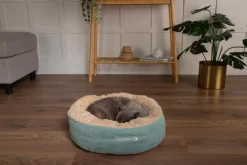 Corbeille pour chat coloris vert Scruffs Cosy – Ø 45 cm