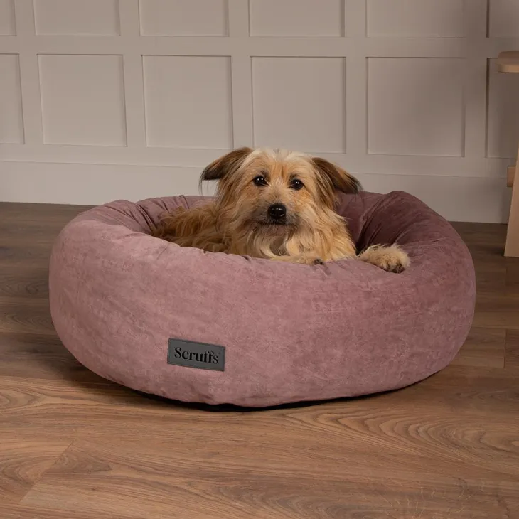 Corbeille pour chien coloris rose Scruffs Oslo Donut – Taille L