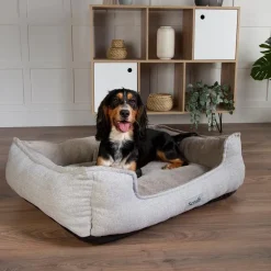 Couchage orthopédique pour chien coloris marron Scruffs Harvard - Taille XXL 110 x 82 x 22 cm