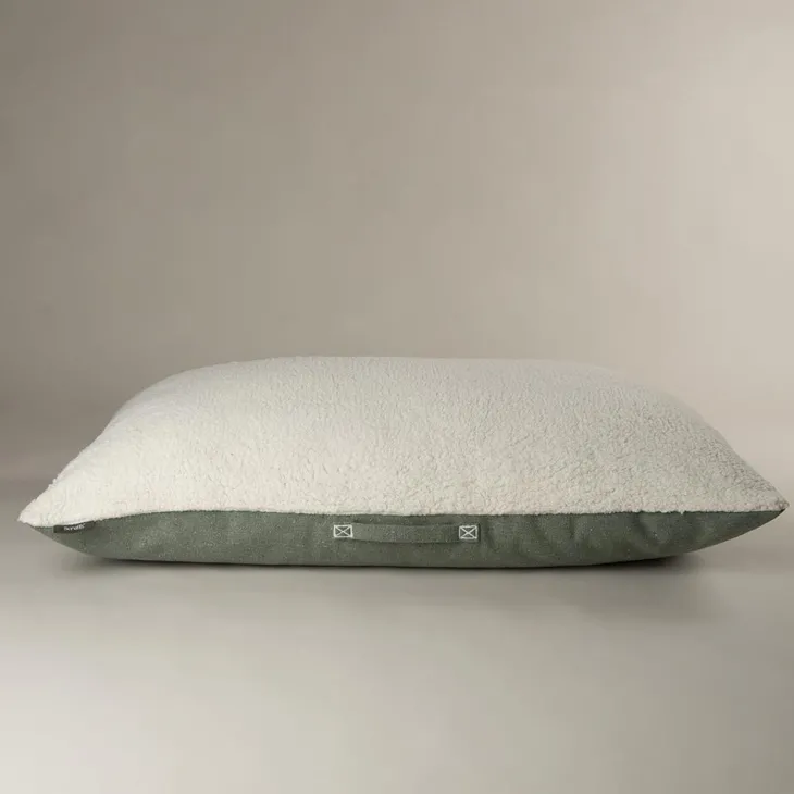 Couchage pour chien coloris vert coussin Scruffs Eco Eden - Taille XL 120 x 75 cm