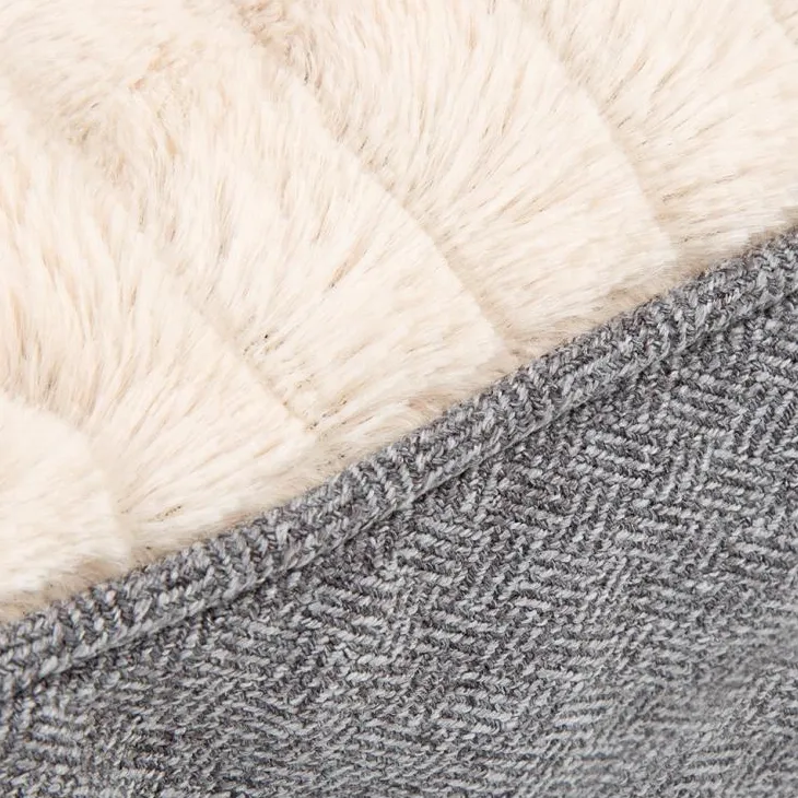 Couchage pour chien coloris gris coussin Scruffs Ellen - Taille M 82 x 58 cm