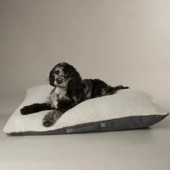Couchage pour chien coloris gris coussin Scruffs Eco Eden - Taille M 80 x 60 cm
