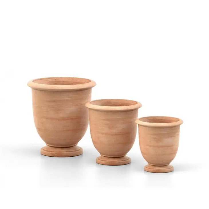 Coupe coloris terre claire Poterie Goicoechea Ederra - Ø 37 x H 39 cm
