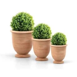 Coupe coloris terre claire Poterie Goicoechea Ederra - Ø 37 x H 39 cm