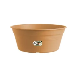Coupe coloris terre cuite doux Elho Green Basics - Ø 38 cm