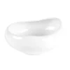 Coupe en porcelaine blanche Organic - Ø19 x H 18 cm