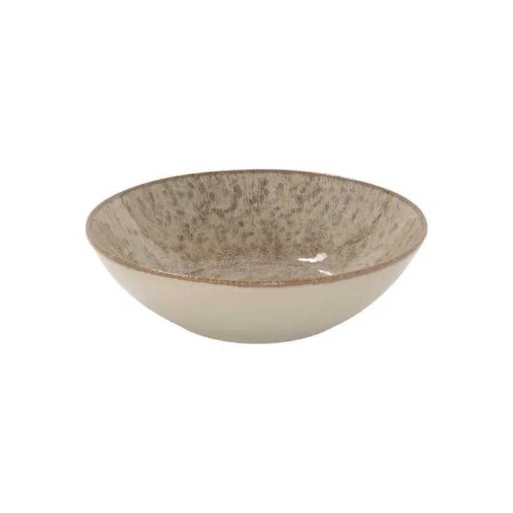 Coupelle Akaris coloris beige en grès - Ø 17 cm
