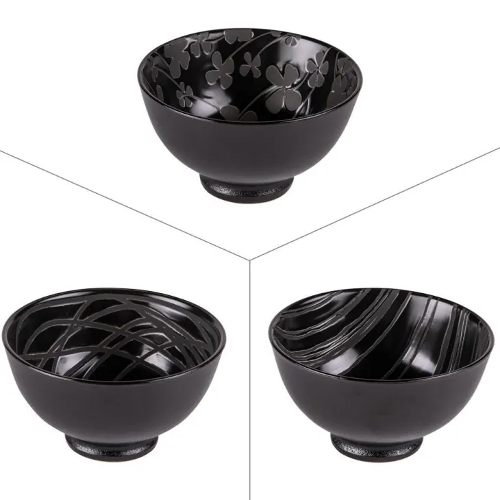 Coupelle Lava coloris noir en grès - Ø 11,5 cm