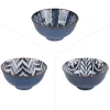 Coupelle Makaha coloris bleu en porcelaine - Ø 12 cm