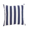 Coussin Anderson coloris bleu en coton - 45 x 45 cm