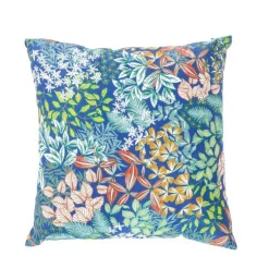 Coussin décoratif carré coloris multicolore en coton oeko tex Maiwenn - 45 x 45 cm