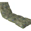 Coussin de bain de soleil flocons Jardin Fleuri - 180 x 56 x 10 cm