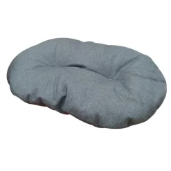 Coussin pour chien et chat ovale hydrofuge coloris bleu Croci - 53 x 35 cm