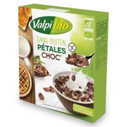 Céréales au chocolat sans gluten Pétales Choc Valpibio - 275 g