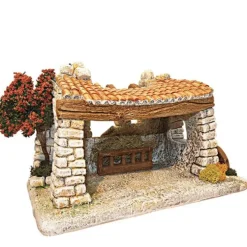 Crèche Ventabren santons Escoffier - 31 x 17 x 19 cm
