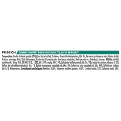 Croquette pour chat adulte au poulet et riz Pro Plan - 1,5 kg