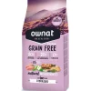 Croquette pour chat adulte stérilisé Grain Free Prime au poulet et dinde Ownat - 8 kg