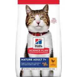 Croquette pour chat mature au poulet Hill's - 3 kg