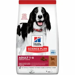Croquette pour chien adulte à l’agneau et au riz Hill's - 12 kg