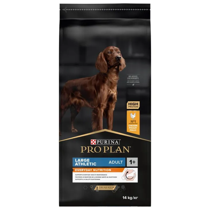 Croquette pour chien adulte athlétique au poulet Pro Plan – 14 kg
