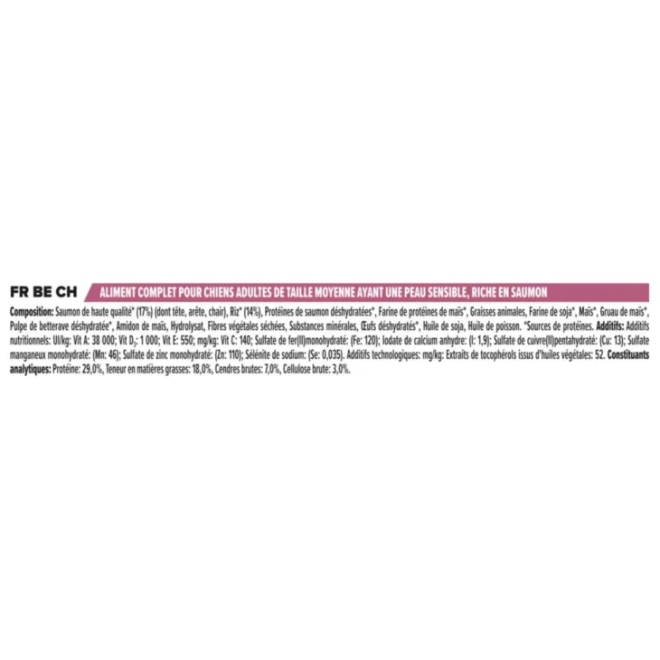 Croquette pour chien adulte au saumon Sensitive Skin Pro Plan – 14 kg