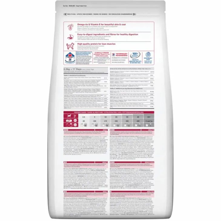 Croquette pour chien adulte au poulet Hill's - 12 kg