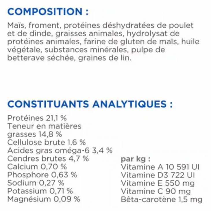 Croquette pour chien adulte au poulet Hill's - 12 kg