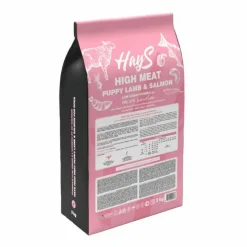 Croquette pour chiot à l'agneau et au poisson Hays High Meat - 3 kg